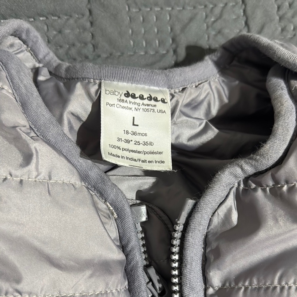 Baby Deedee Silver Vest